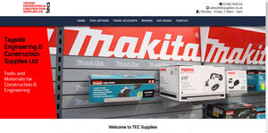 Website designed for Tec Supplies