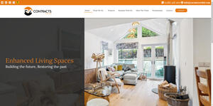 Website designed for RA Contracts