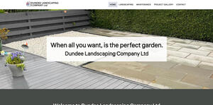 Website designed for Dundee Landscaping Company