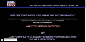 Website designed for ARP Discos