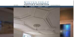 Website designed for Steven Foley Decorator