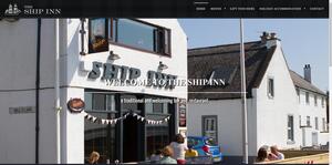 Website designed for The Ship Inn